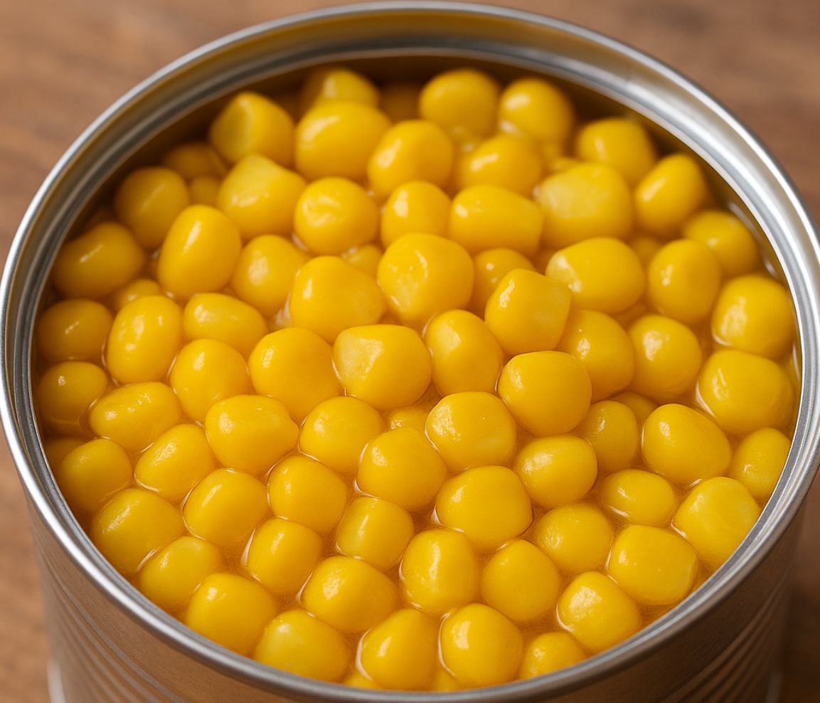 Can canned corn be less favorable for blood sugar management than freshly steamed corn on the cob because sugar or syrup may be added for preservation?