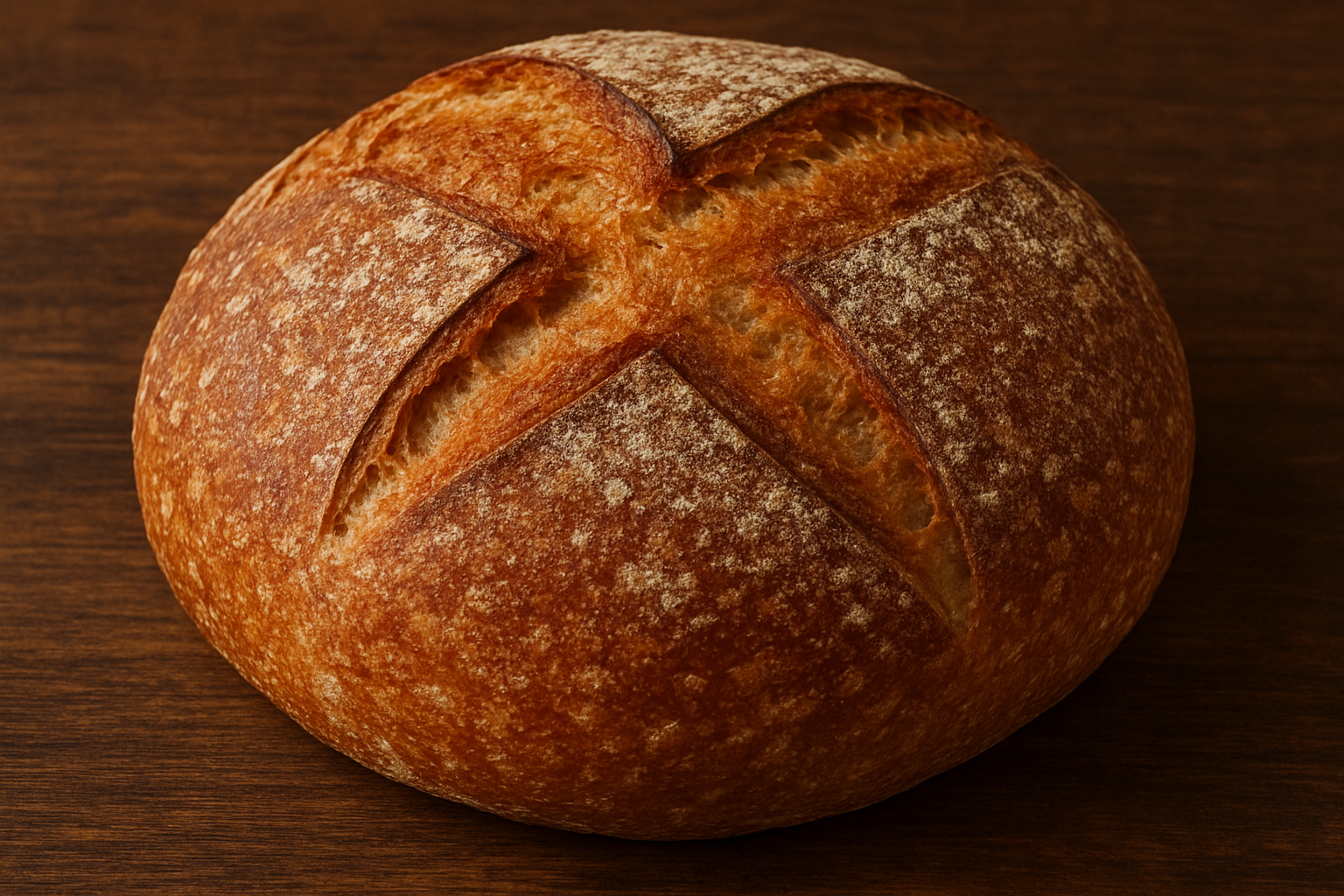 Is the ‘natural starter (levain)’ used in sourdough bread a living dough of bacteria and yeast that helps with the bread’s digestion?