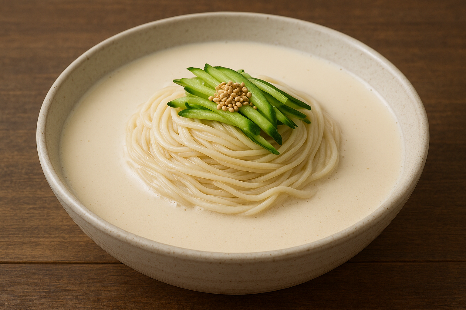 Can ‘kong-guksu’ (noodles in cold soy milk broth), thanks to its soy-based broth, be a better choice for blood sugar management than other noodle dishes?