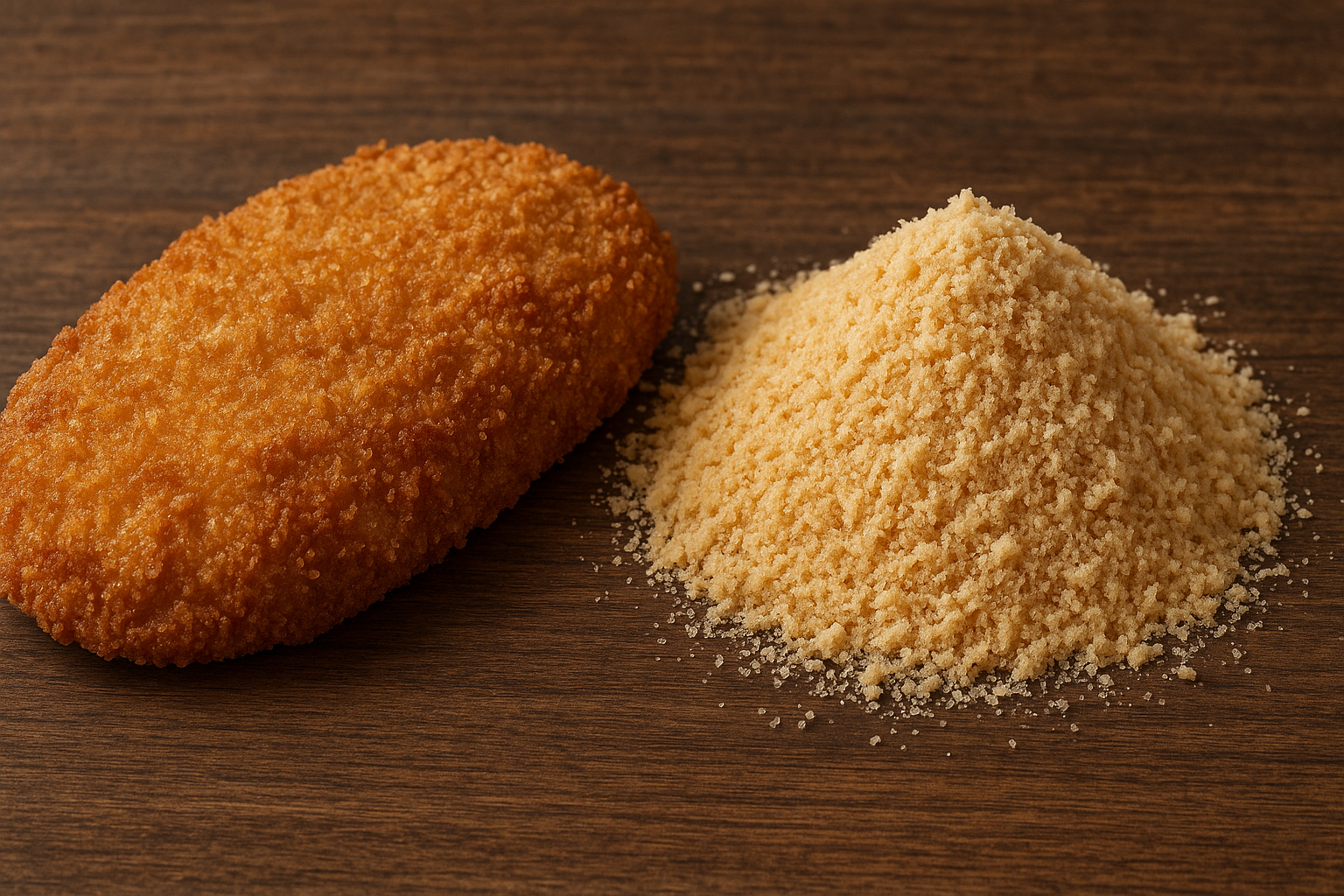 Do the ‘breadcrumbs’ used on pork or fish cutlets have little effect on blood sugar because the amount is small?