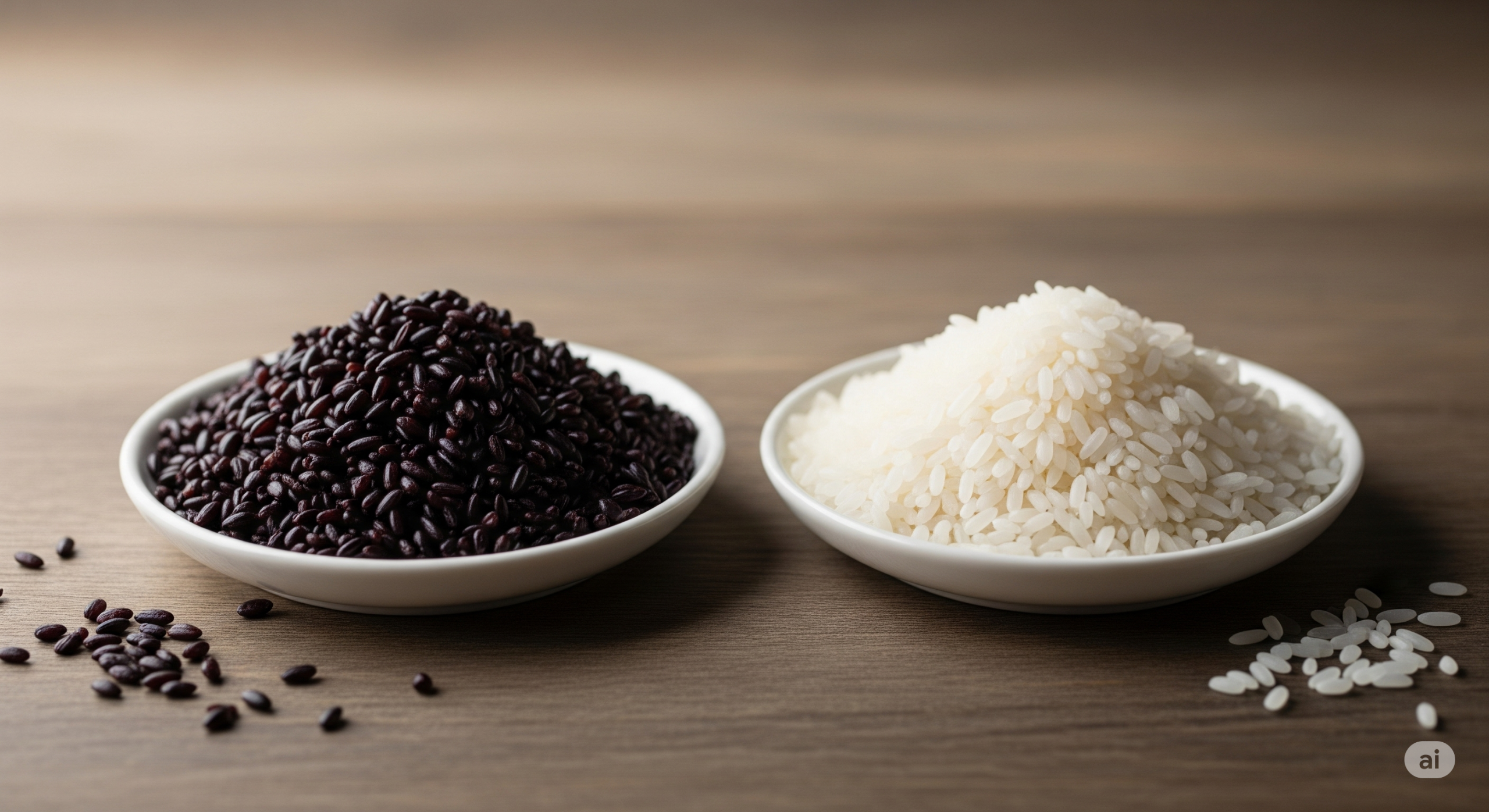 Since black rice is dark and rich in antioxidants, does mixing it with white rice provide no help for blood sugar control?