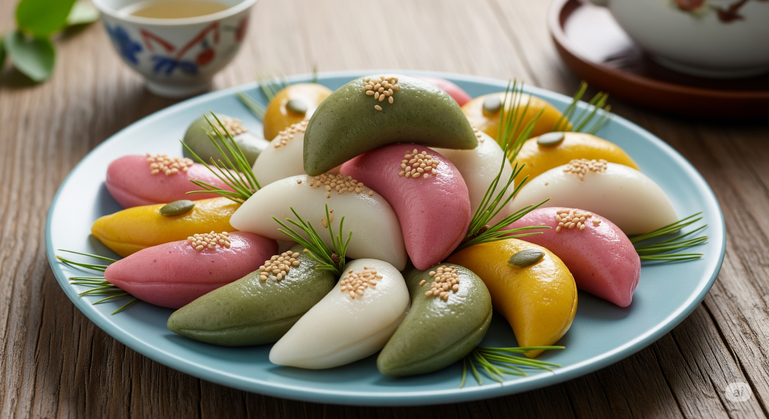 Since songpyeon contains healthy fillings like sesame seeds or beans, does it raise blood sugar much more slowly than plain rice cakes?