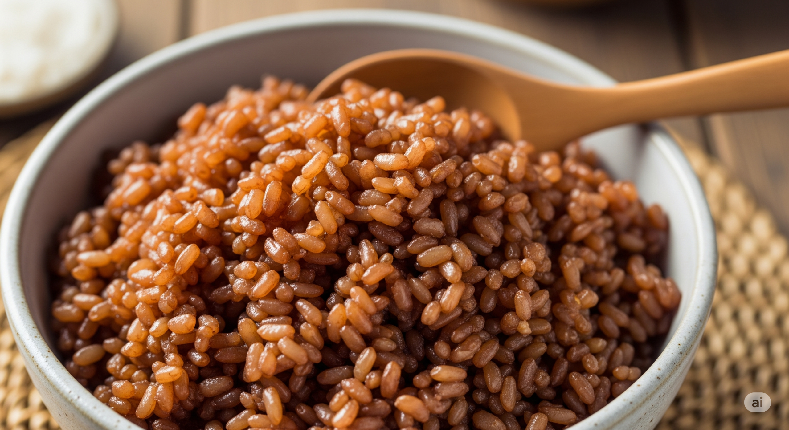 Does glutinous brown rice, while chewier than regular brown rice, raise blood sugar faster?